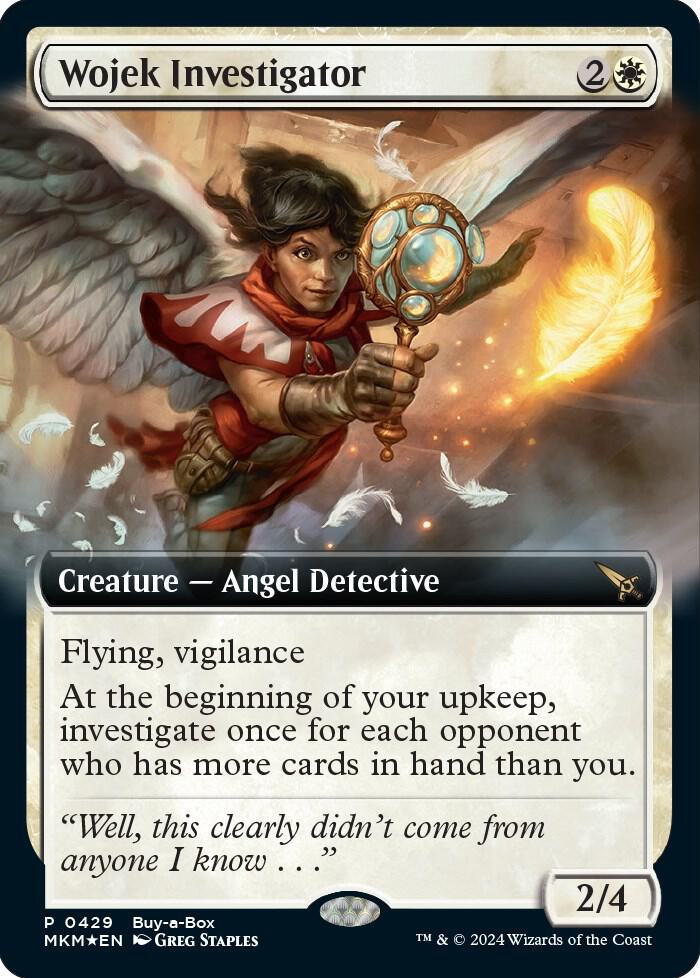 Wojek Investigator (429) [Buy-A-Box Promos] [Extended Art]