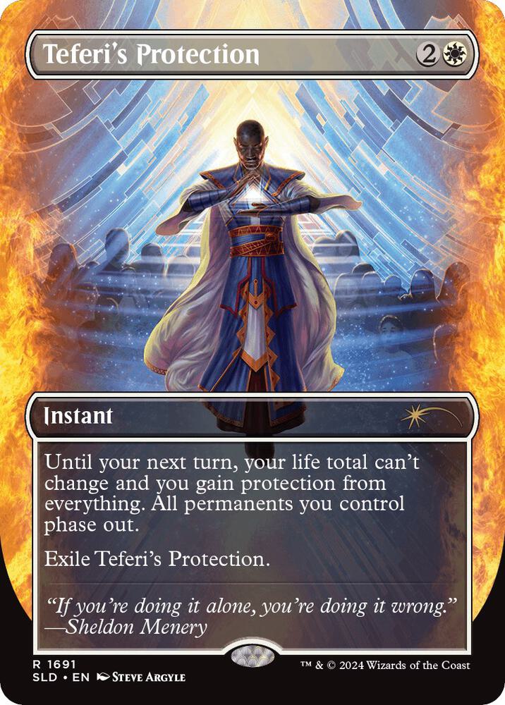 Teferi's Protection (1691) [Secret Lair Drop] [Borderless]