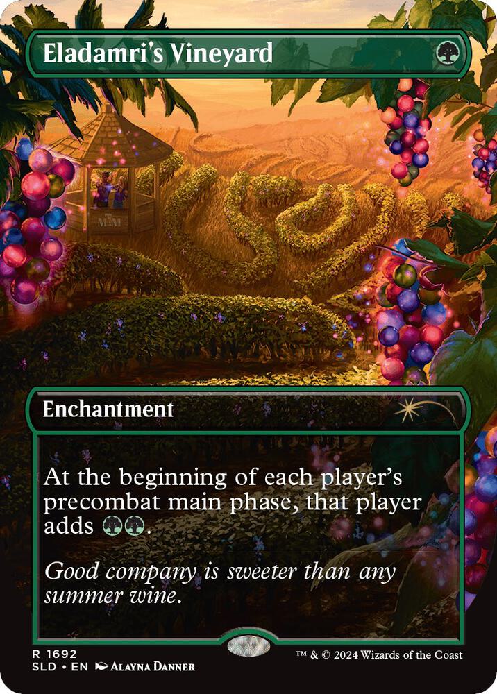 Eladamri's Vineyard (1692) [Secret Lair Drop] [Borderless]