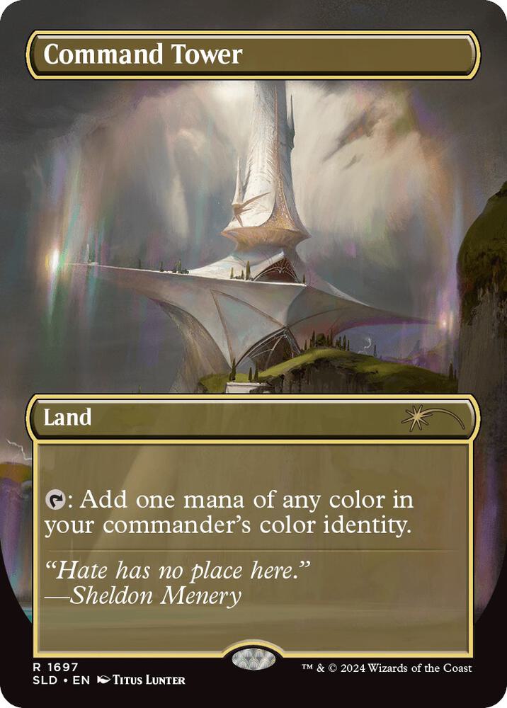 Command Tower (1697) [Secret Lair Drop] [Borderless]
