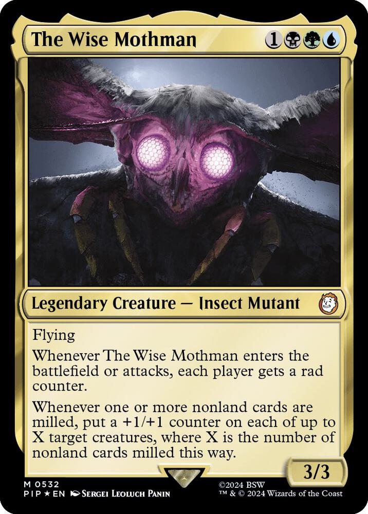 The Wise Mothman (Surge Foil) (532) [Fallout]