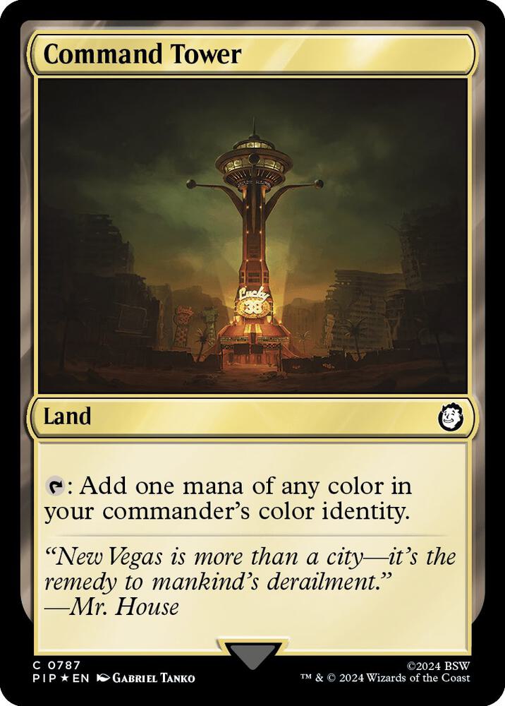 Command Tower (Surge Foil) (787) [Fallout]