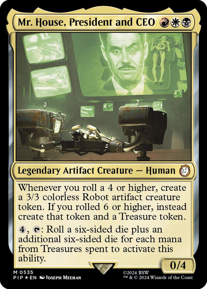 Mr. House, President and CEO (Surge Foil) (535) [Fallout]