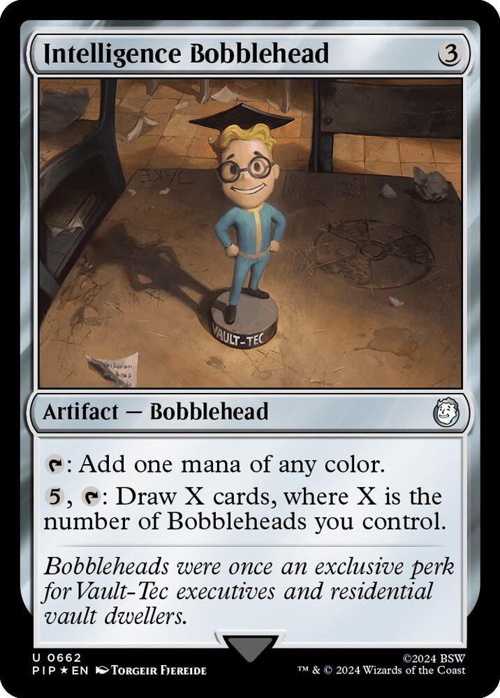 Intelligence Bobblehead (Surge Foil) (662) [Fallout]