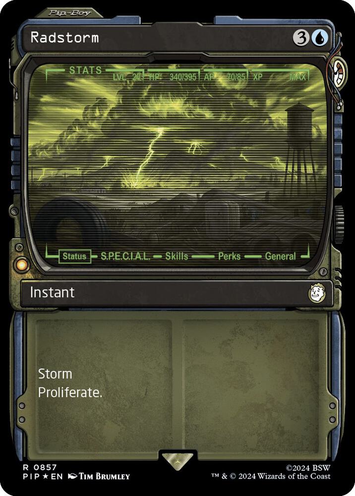 Radstorm (Showcase) (Surge Foil) (857) [Fallout] [Showcase]