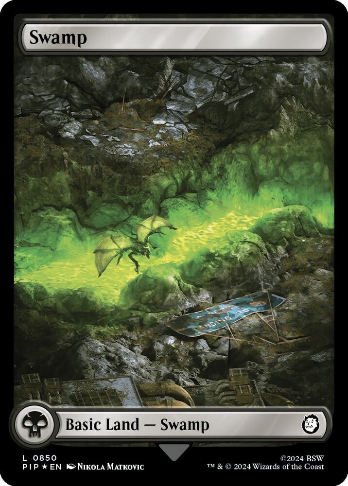 Swamp (0850) (Surge Foil) [Fallout]