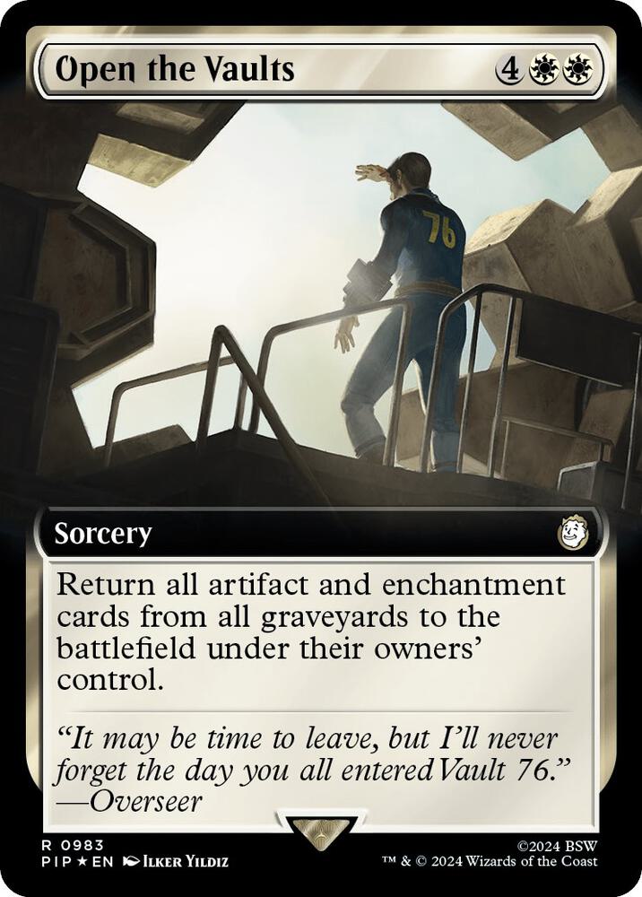 Open the Vaults (Extended Art) (Surge Foil) (983) [Fallout] [Extended Art]