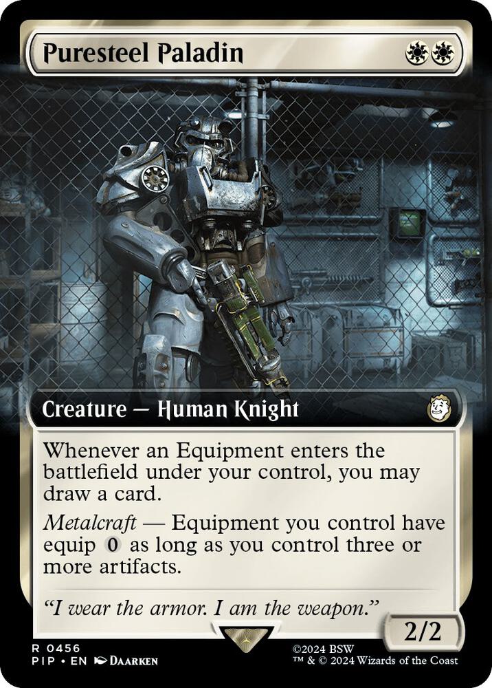 Puresteel Paladin (Extended Art) (456) [Fallout] [Extended Art]
