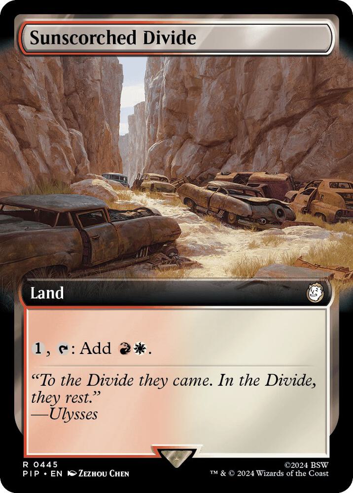 Sunscorched Divide (Extended Art) (445) [Fallout] [Extended Art]
