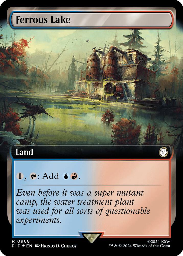 Ferrous Lake (Extended Art) (Surge Foil) (968) [Fallout] [Extended Art]