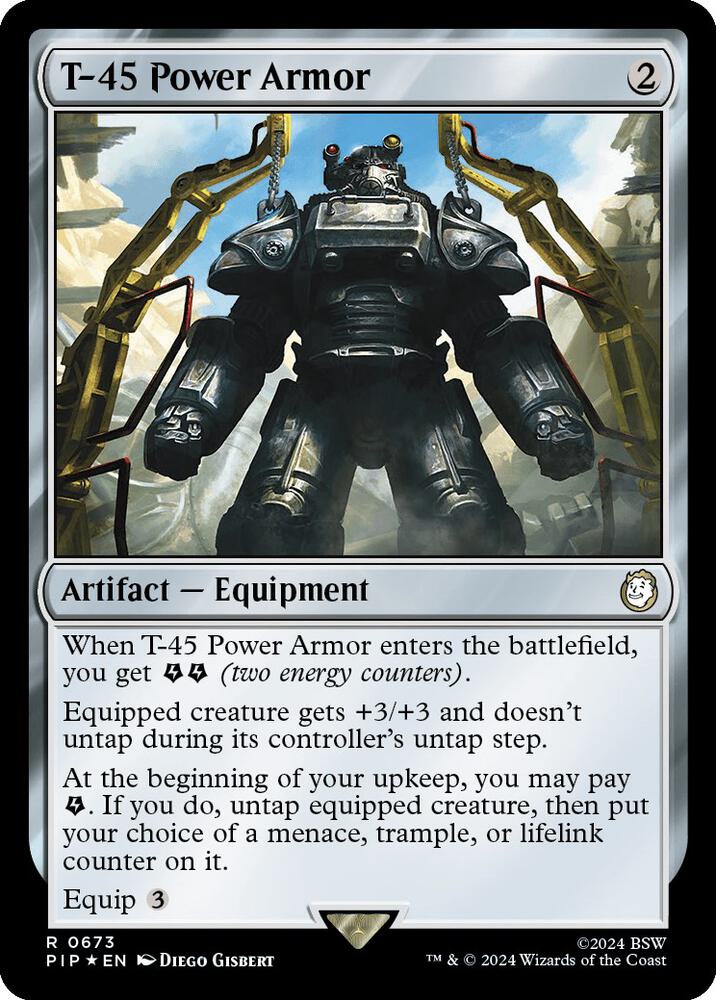 T-45 Power Armor (Surge Foil) (673) [Fallout]