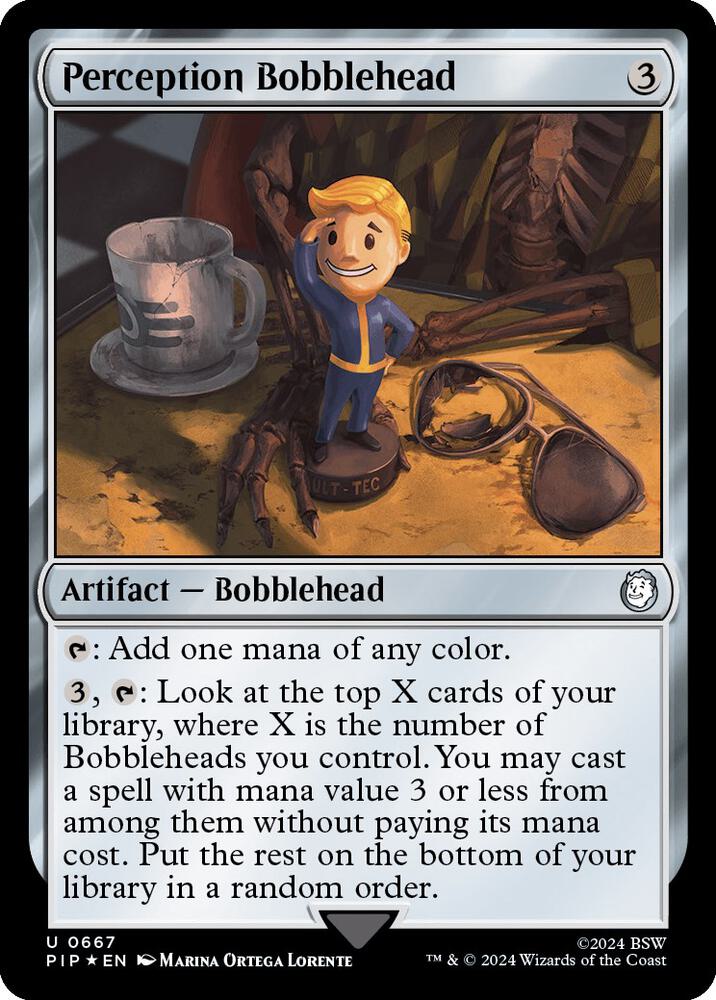 Perception Bobblehead (Surge Foil) (667) [Fallout]