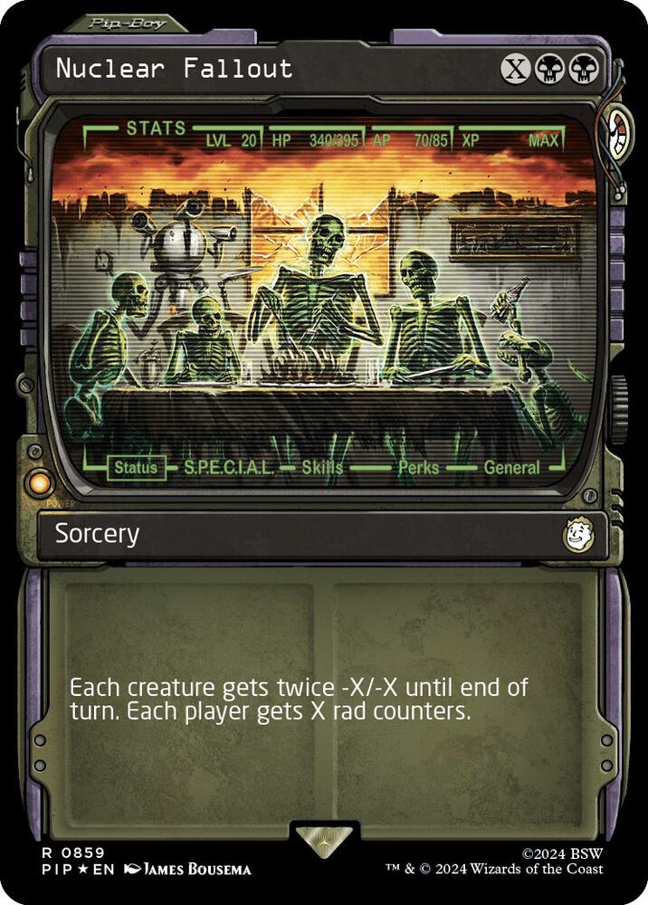 Nuclear Fallout (Showcase) (Surge Foil) (859) [Fallout] [Showcase]