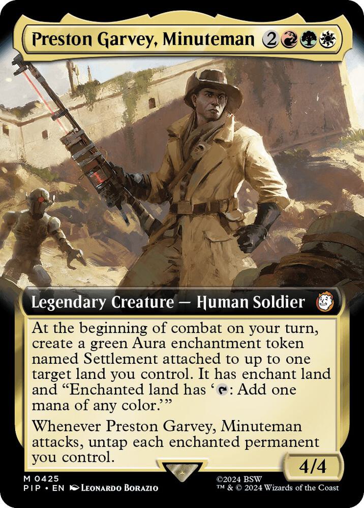 Preston Garvey, Minuteman (Extended Art) (425) [Fallout] [Extended Art]