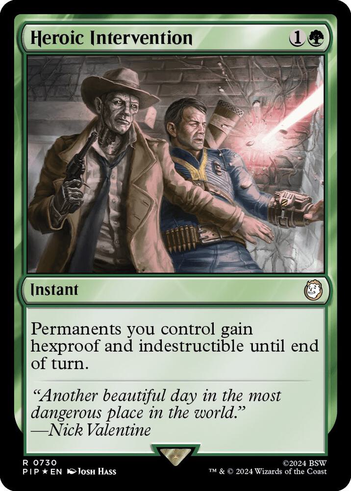 Heroic Intervention (Surge Foil) (730) [Fallout]