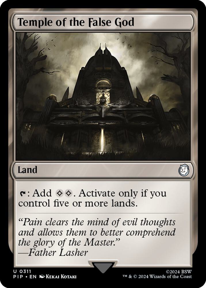 Temple of the False God (311) [Fallout]