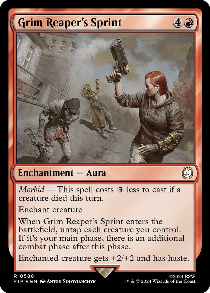 Grim Reaper's Sprint (Surge Foil) (586) [Fallout]