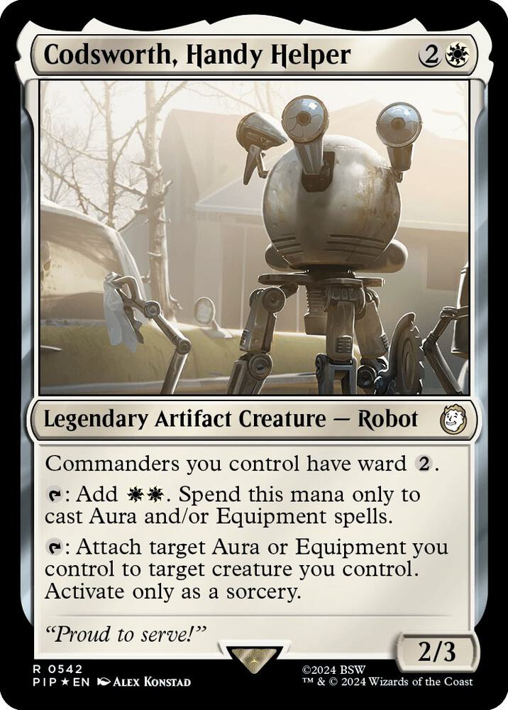 Codsworth, Handy Helper (Surge Foil) (542) [Fallout]