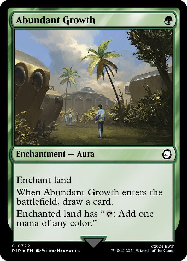 Abundant Growth (Surge Foil) (722) [Fallout]