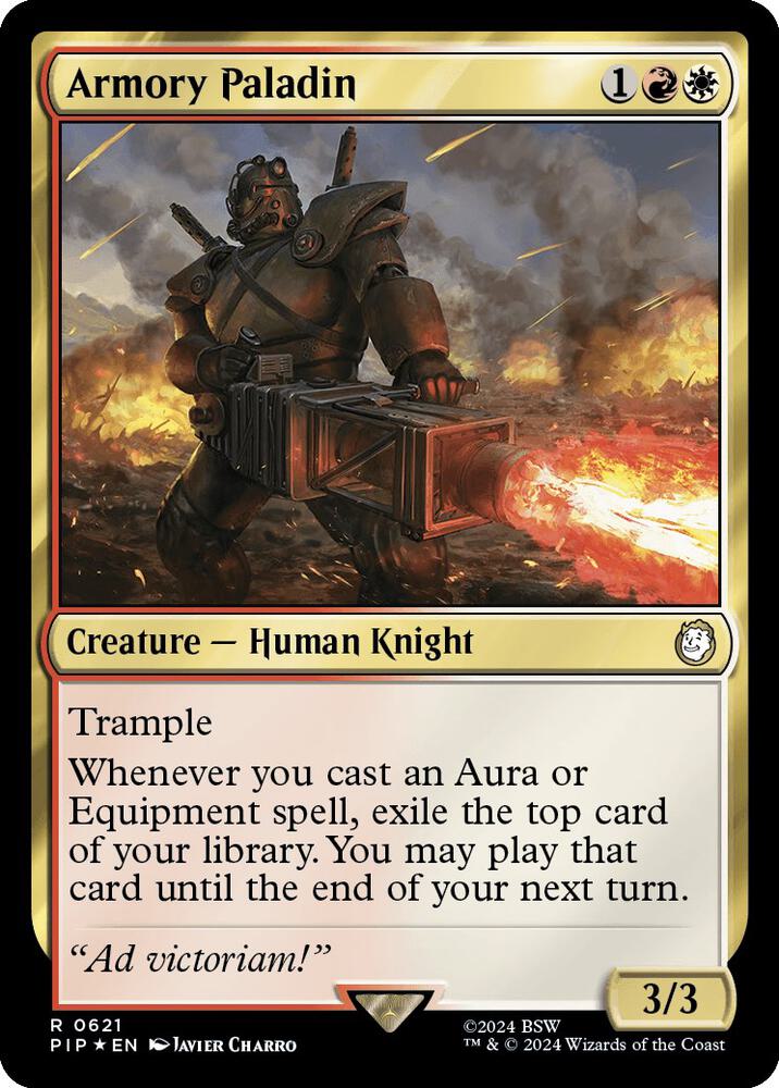 Armory Paladin (Surge Foil) (621) [Fallout]