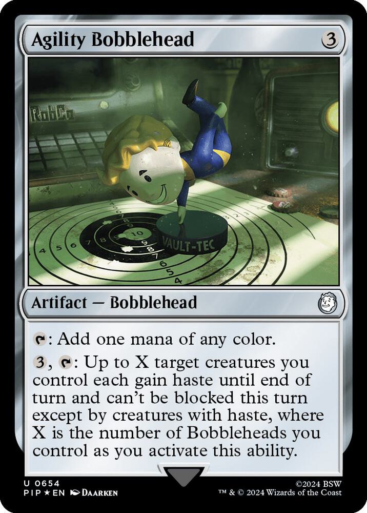 Agility Bobblehead (Surge Foil) (654) [Fallout]