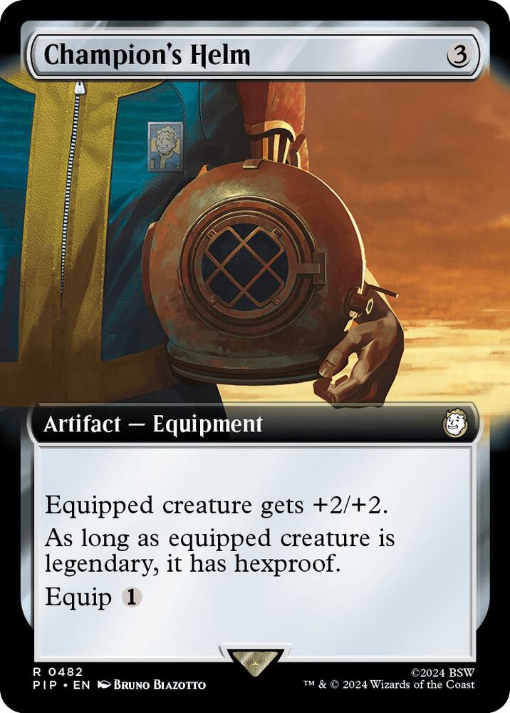 Champion's Helm (Extended Art) (482) [Fallout] [Extended Art]