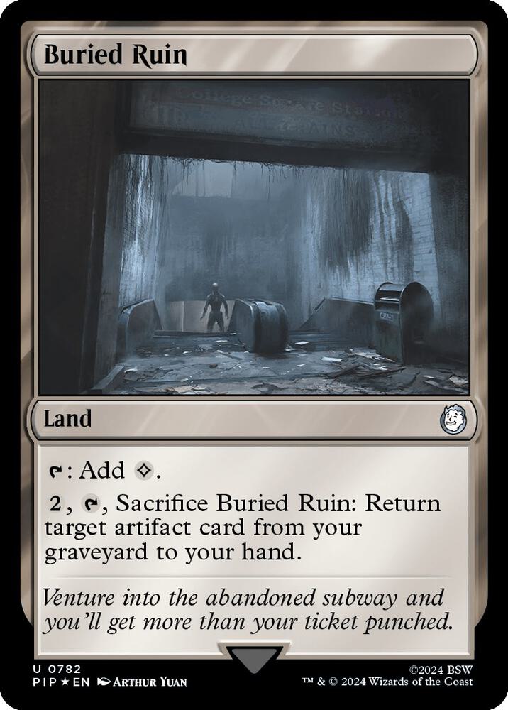 Buried Ruin (Surge Foil) (782) [Fallout]