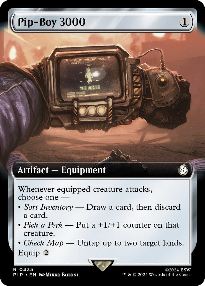 Pip-Boy 3000 (Extended Art) (435) [Fallout] [Extended Art]