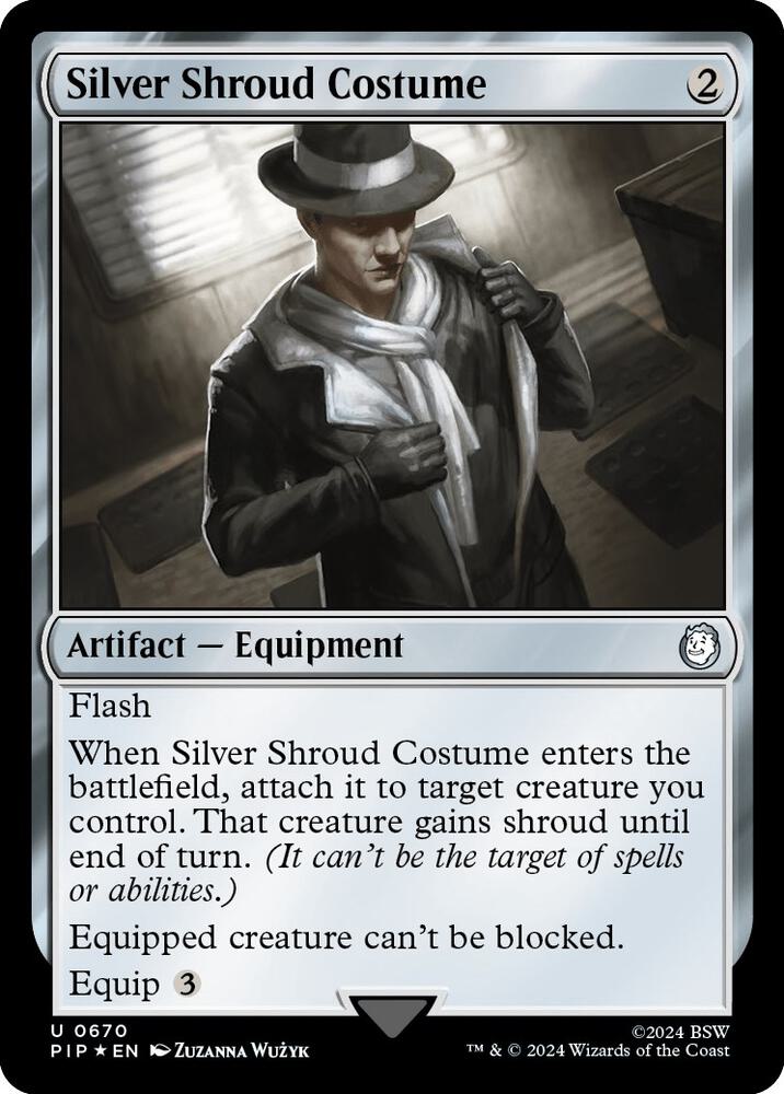Silver Shroud Costume (Surge Foil) (670) [Fallout]