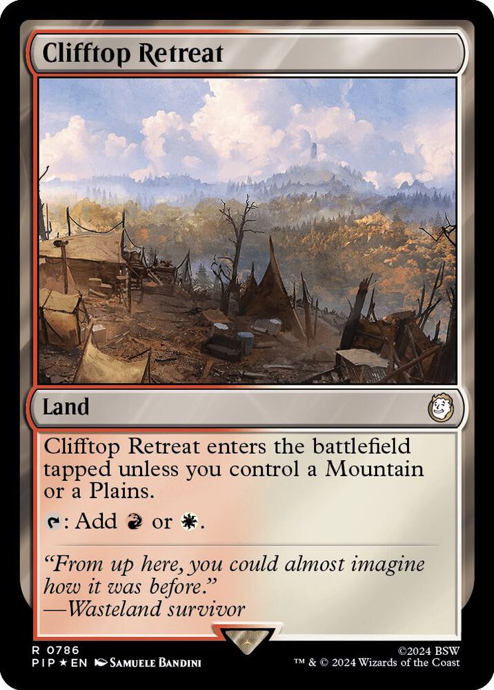Clifftop Retreat (Surge Foil) (786) [Fallout]