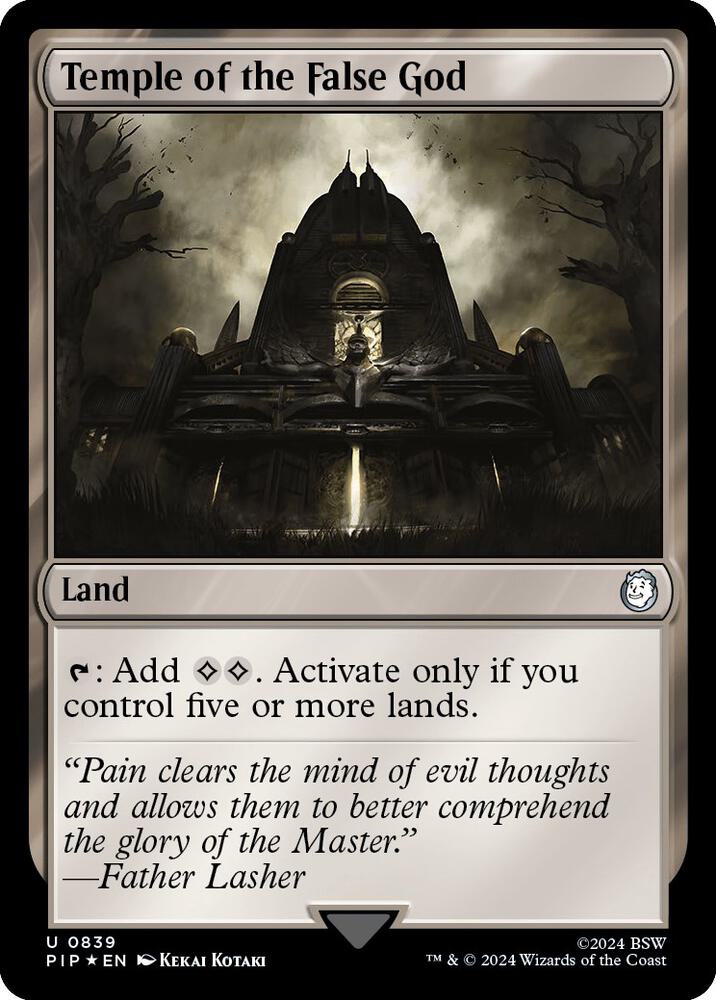 Temple of the False God (Surge Foil) (839) [Fallout]