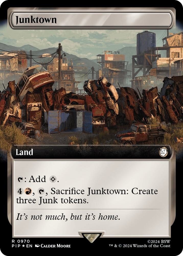 Junktown (Extended Art) (Surge Foil) (970) [Fallout] [Extended Art]