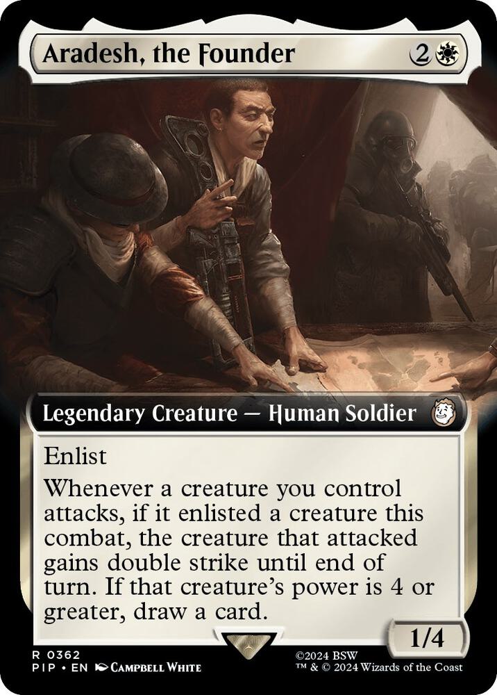 Aradesh, the Founder (Extended Art) (362) [Fallout]