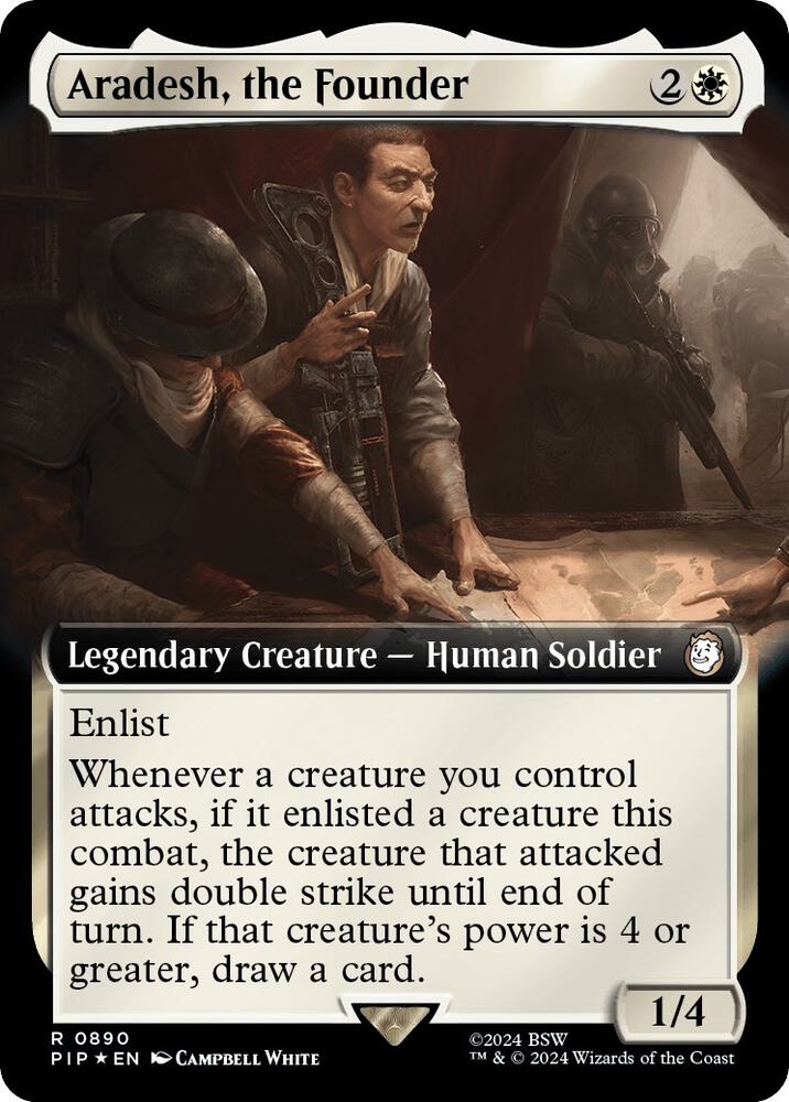 Aradesh, the Founder (Extended Art) (Surge Foil) (890) [Fallout]