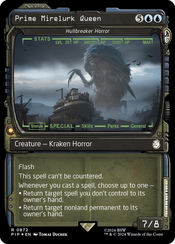 Prime Mirelurk Queen - Hullbreaker Horror (Showcase) (Surge Foil) (872) [Fallout]