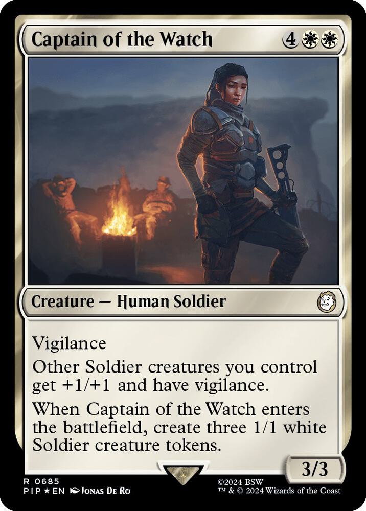 Captain of the Watch (Surge Foil) (685) [Fallout]