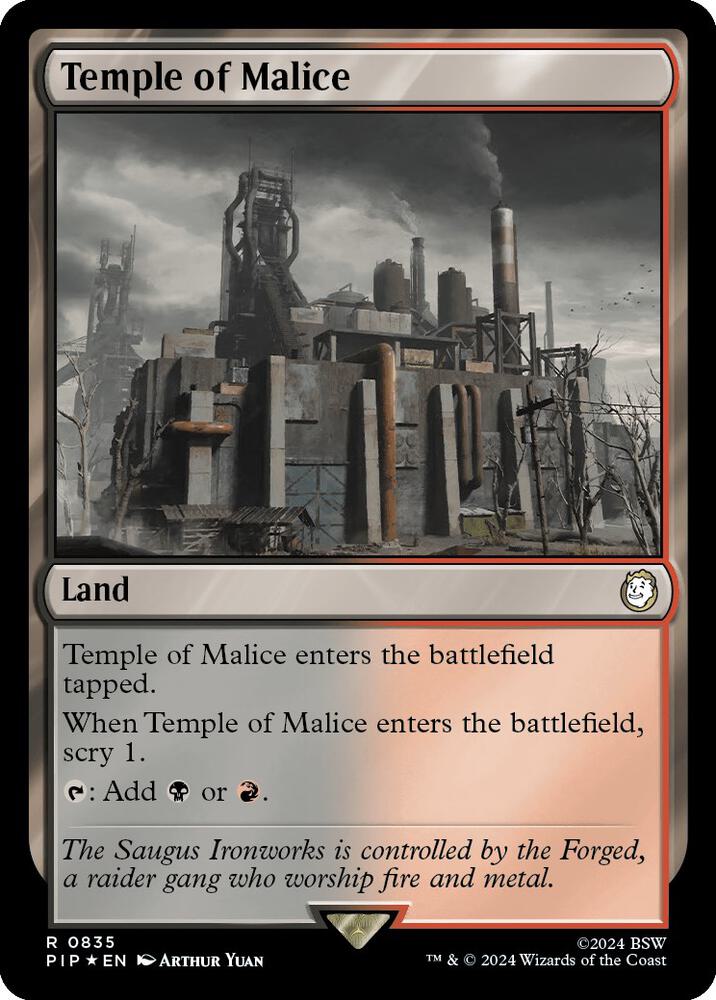 Temple of Malice (Surge Foil) (835) [Fallout]