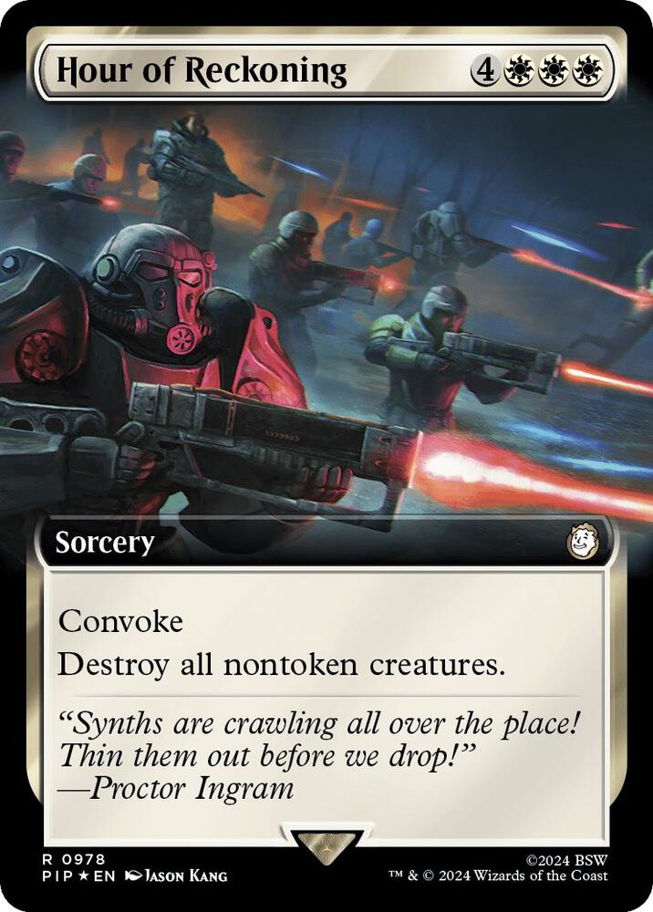 Hour of Reckoning (Extended Art) (Surge Foil) (978) [Fallout]