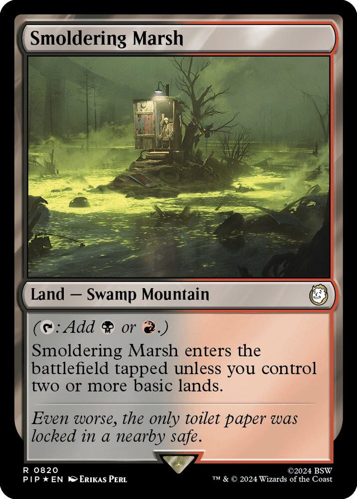 Smoldering Marsh (Surge Foil) (820) [Fallout]