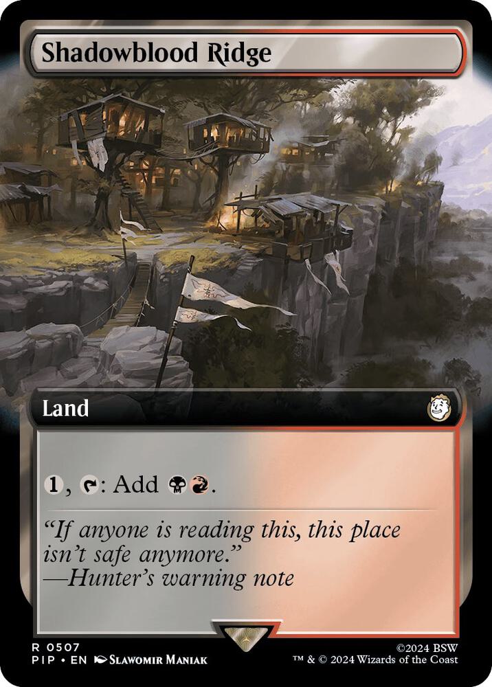 Shadowblood Ridge (Extended Art) (507) [Fallout]