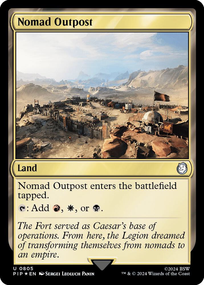 Nomad Outpost (Surge Foil) (805) [Fallout]