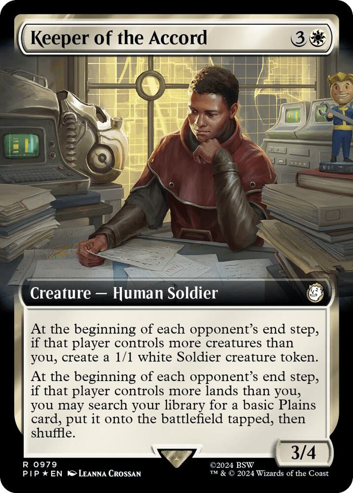 Keeper of the Accord (Extended Art) (Surge Foil) (979) [Fallout]