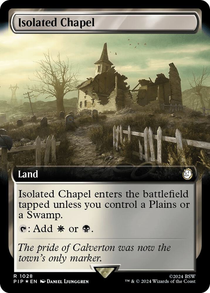 Isolated Chapel (Extended Art) (Surge Foil) (1028) [Fallout]