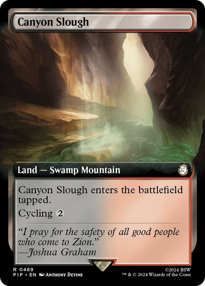 Canyon Slough (Extended Art) (489) [Fallout]