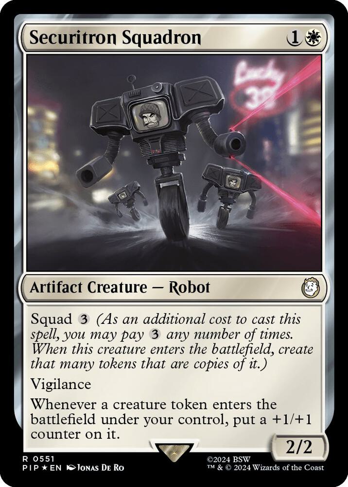 Securitron Squadron (Surge Foil) (551) [Fallout]