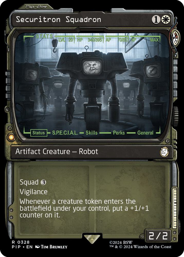 Securitron Squadron (Showcase) (328) [Fallout] [Showcase]