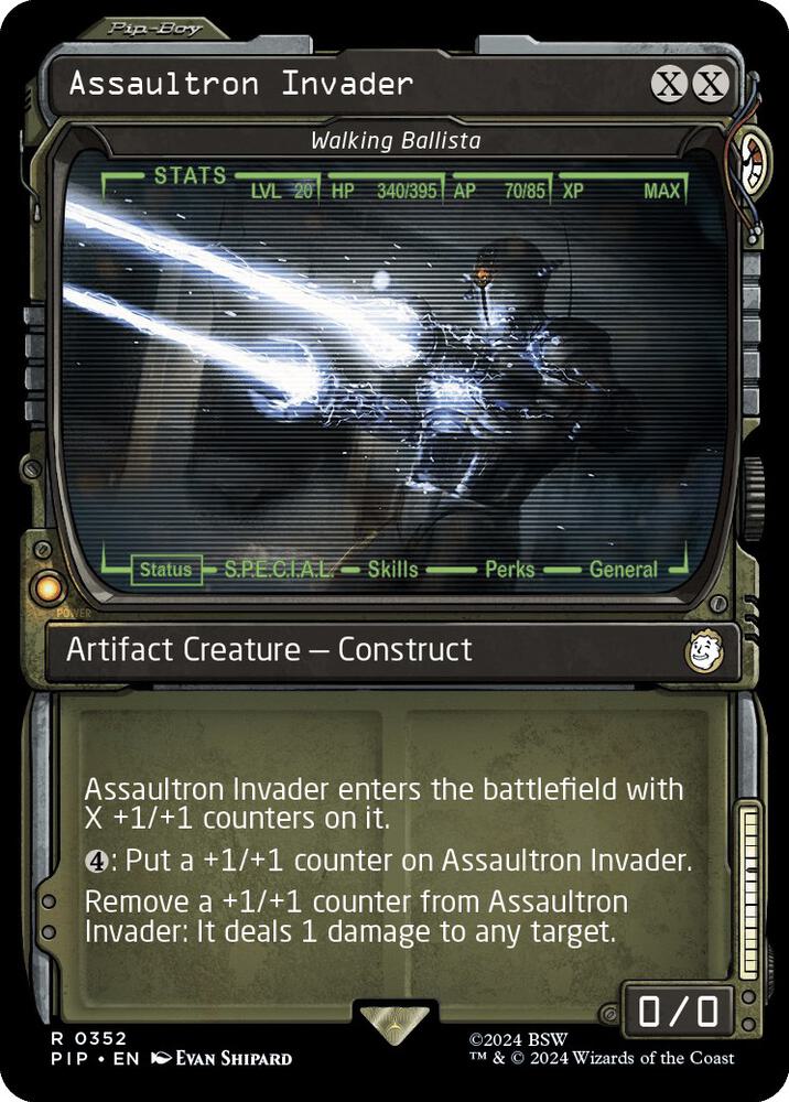 Assaultron Invader - Walking Ballista (Showcase) (352) [Fallout]