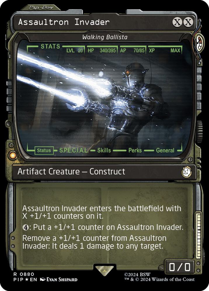 Assaultron Invader - Walking Ballista (Showcase) (Surge Foil) (880) [Fallout]