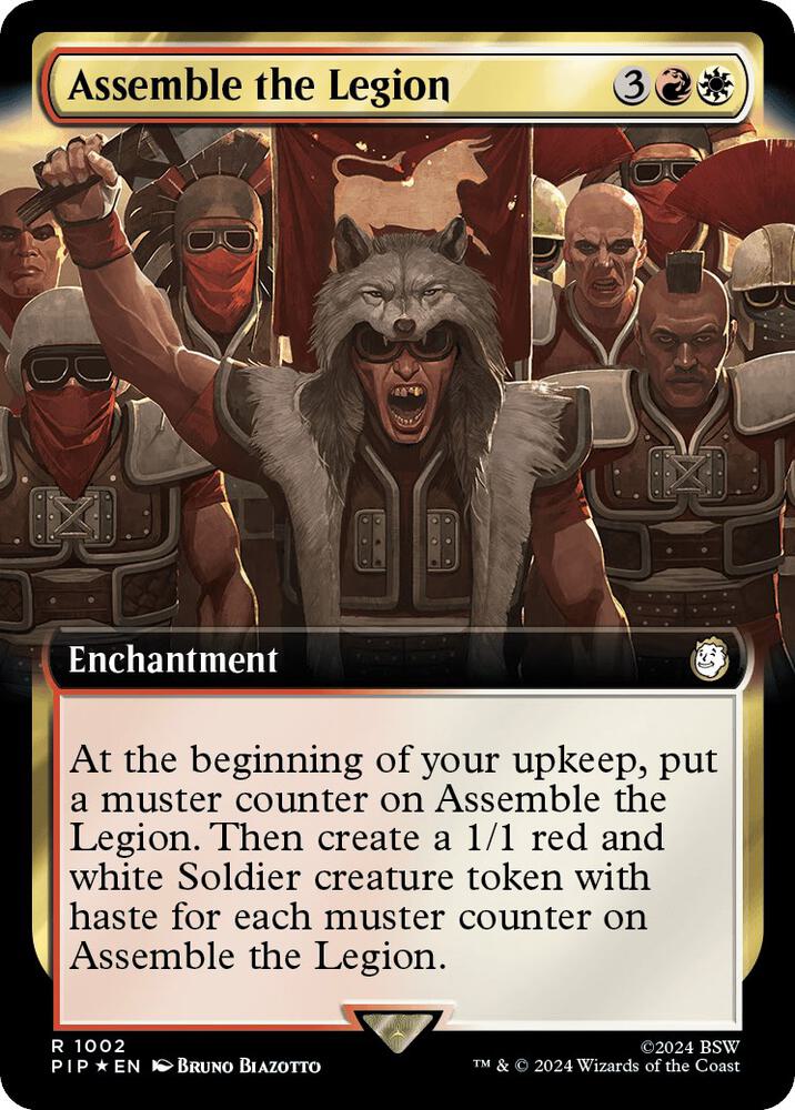Assemble the Legion (Extended Art) (Surge Foil) (1002) [Fallout]