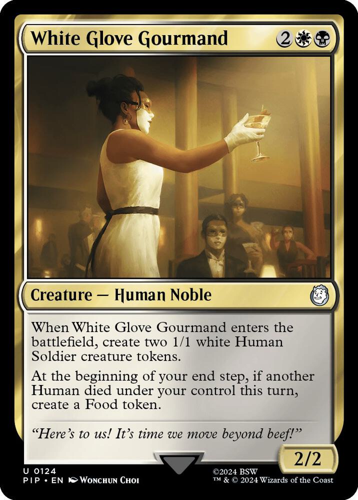 White Glove Gourmand (124) [Fallout]